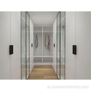 Dostosowywanie nowoczesne drewniane sypialnie spacer w szafie szafy